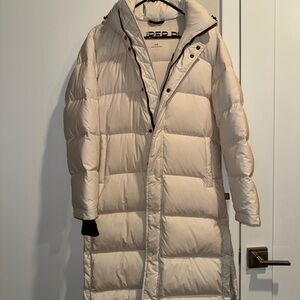 Superdry Women's Cream Puffer Coat